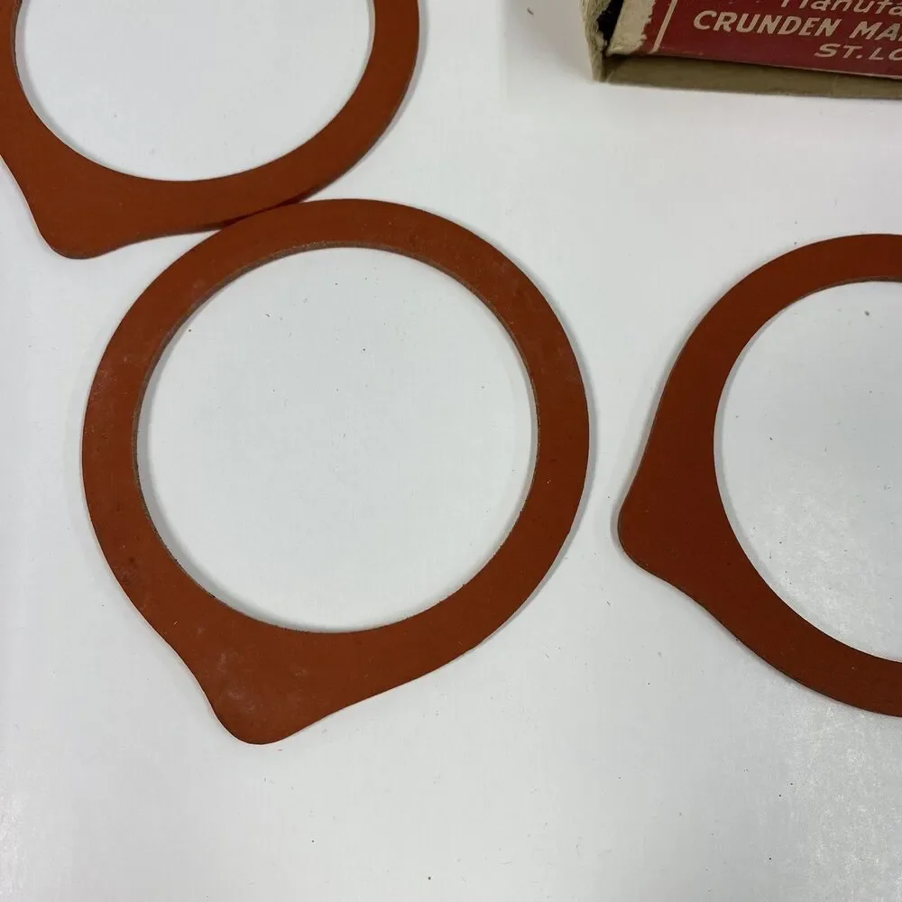 Vintage Tite Rite Top Seal Jar Rings Set of 10 Made in St. Louis MO Retro Decor